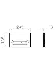 ������� ����� ������� VITRA Loop T �������, ����: ���� ������� 740-0785