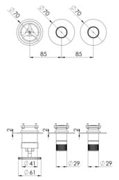 Смеситель для душа Remer Chrono CH98D2PWBBO, белый матовый
