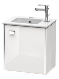 Тумба под раковину Duravit Brioso (420х289х442) 1 дверь, петли справа, белый глянец BR4000R1022 — миниатюра 1