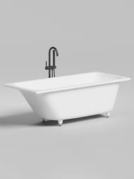 Ванна встраиваемая Salini Orlanda Kit S-Sense (1600х700х600) иск.камень, обвязка, белая мат.102115M