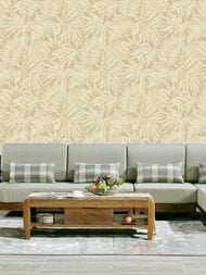 Обои виниловые на флизелине Grandeco Perfect Harmony PH 3412 бежевый (0,53х10,05)  (рул.)