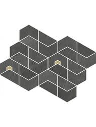 Мозаика ITALON Continuum Petrol Mosaico Jewel (311х382х9) антрацит, 620110000180 (шт.)