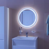Зеркало IDDIS Esper (600х600) круглое, с подсветкой, сенсорное включение ESP600Ri98