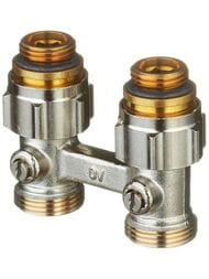 Узел нижнего подключения Oventrop "Multiflex F" ZB G1/2"НРxG3/4"НР, прямой,  1015883