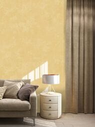 Обои флизелиновые Hygge Hg6 004 (1,00х10,05) штукатурка, желтые (рул.)