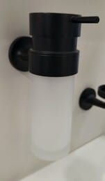 Уценка! DURAVIT Starck T Дозатор подвесной для жидкого мыла (стекло/черный матовый) 0099354600