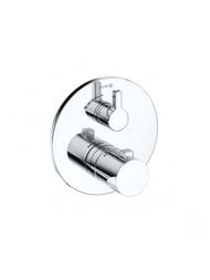 Смеситель KLUDI Nova Fonte Puristic для душа, встраиваемый, термостат, внешн.часть, хром 208850515