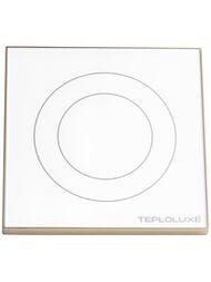 Терморегулятор ТЕПЛОЛЮКС Solus Zen Wi-Fi, программируемый, сенсорный, белый/золото 100000379300