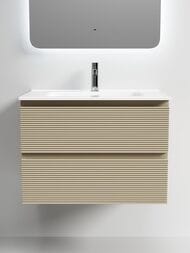 Тумба под раковину Sancos Folk FL70CP 690х445х500 подвесная, с 2-мя ящиками, цвет: Капучино