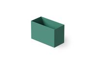 Ванна отдельностоящая Dea Design DD8702 1000 10 (1000х580х750), прямоуг, слив-перел, д/к, изумрудный