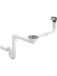 Hansgrohe D14-10 Слив-перелив с ручным управлением, для мойки из нерж. сталь 43921800 — миниатюра 1