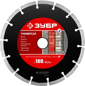 Круг отрезной алмазный М-500 УНИВЕРСАЛ 180мм 36610-180
