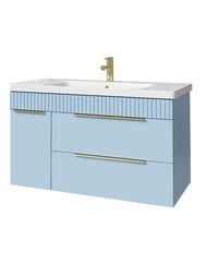 Тумба под раковину Caprigo MONBAR-Smalty 100 (976х446х550) 2 ящика 1 дв слев 36315Leml-035.000.00.20