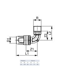 ������ TECElogo 90* 25 � 3/4"� � ��������, ������ 8713305