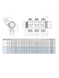��������� � ��������� Tiemme 3/4"�� - 2 � 3/4"EK, ���� 1860026(1877K50050502)