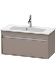 Тумба под умывальник Duravit Ketho 800х410х385 подвесная, 1 ящик, базальт мат. KT642304343 — миниатюра 1