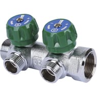 ��������� STOUT  3/4", 2 ������ 1/2", ������� ����������, ������������, SMB-6849-341202