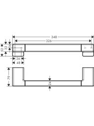 �������� Hansgrohe AddStoris 41744670 ���������, 348 ��, ����: ������ �������