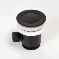 Смеситель для биде WasserKRAFT Abens 2006 однозахватный, с донным клапаном, черный Soft-touch