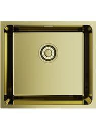 Мойка Omoikiri TADZAVA 49-U/I-LG (490х440х200) врезной/подстольный монтаж, светлое золото 4993263