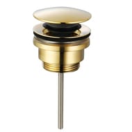 Донный клапан AQUAme Click-Clack, Glossy gold AQM7003GG