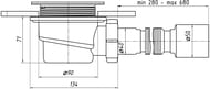 ����� ��� ������� �������� ������� E325BK 375x40/50, 1 1/2�90  ��� ������ 259367