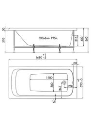 ����� ��������� Triton 1Acreal Gamma (1700x700) ��� �������, � �������� BBA-GA177X0-00U +E050