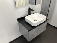 Тумба COMFORTY Эдинбург-75 (600х700х400) подвесная, столеш,. раковина, бетон светлый 00004149066