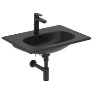 Умывальник Ideal Standard TESI плоский 60 см, 625х450х165 черный матовый T3510V3