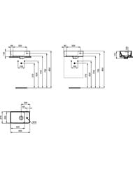 Умывальник Ideal Standard Lux STRADA T299401 450х270 перелив, отверстие под смеситель