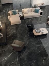 Керамогранитная плитка Atlas Concorde Marvel Gala Calacatta Black Lapp (1200х1200) AFXO (кв.м)