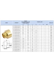 Переходник STOUT 1.1/2"Вх1"Н, никель,  SFT-0008-001121
