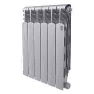 Радиатор биметаллический ROYAL THERMO Revolution Bimetall 500 (564х480х80) 960Вт, 6 секций, серебр