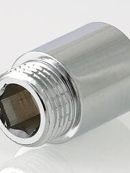 Удлинитель VALTEC 1/2"-30 мм. хром VTr.198.C.0430