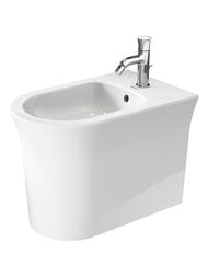 Биде напольное Duravit White Tulip 2293100000 370х580 перелив, отв. под смеситель, крепеж, белый