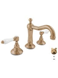 Смеситель Nicolazzi Petit Mont Blanc для раковины трехсекционный, бронза 1409BZ78