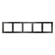 Рамка на 5 постов Voltum S70 VLS100506, титановый