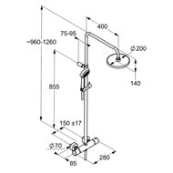 ������� ������� KLUDI LOGO DUAL ���������, ������� ���, ����� 1 �����, ���� 6809505-00