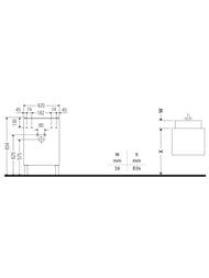 ����� ��� �������� Duravit Brioso (420�289�683) ���������, ����� �����, ����� ������ BR4400L1022