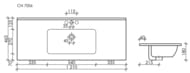 �������� ��������� Ceramicanova Element 1210�465�180 �������������, ������ ������� CN7006MB
