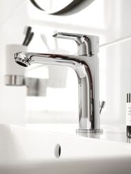 Смеситель для умывальника Ideal Standard Connect Air A7012AA однозахватный, донный клапан, хром