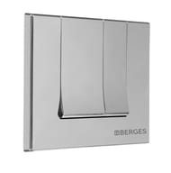 BERGES комплект инсталляции с клавишей смыва S3 хром глянцевой, унитаз EGO Rimless 4в1 047243