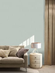 Обои виниловые на флизелине Grandeco Atmosphere AT1027  (0,53х10,05) моноколор, зеленые (рул.)