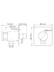 Смеситель с гигиеническим душем WasserKRAFT Fulda A5251.302.241.212 черный Soft-touch