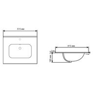 �������� Aquanet Flat 50 515�415 ��, ��������� ��� ���������, ��������, ����� ������� 330428
