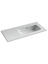Раковина накладная Ceramicanova Element 1010х465х170 чаша справа,1 отв. под смеситель,белый CN7003R