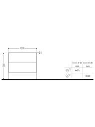 ����� ��� �������� Duravit XSquare 1000�538�548 ���������, 2 �����, ����� ������ XS492102222