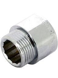 Удлинитель Tiemme 1"х25мм хром,  1500491 (1530C0625)