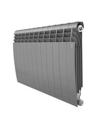 Радиатор биметаллический, 12 секциий ROYAL THERMO BiLiner 500 B ВШГ 574х960х87, 2220Вт, серебро, НС-1682276