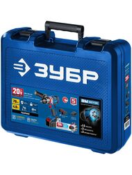Дрель-шуруповерт ЗУБР DBS-201-42 бесщеточная, ударная, 2 АКБ (4 Ач), в кейсе — изображение 6